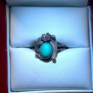 SOLD unique sterling silver vintage 925 ring size 6
